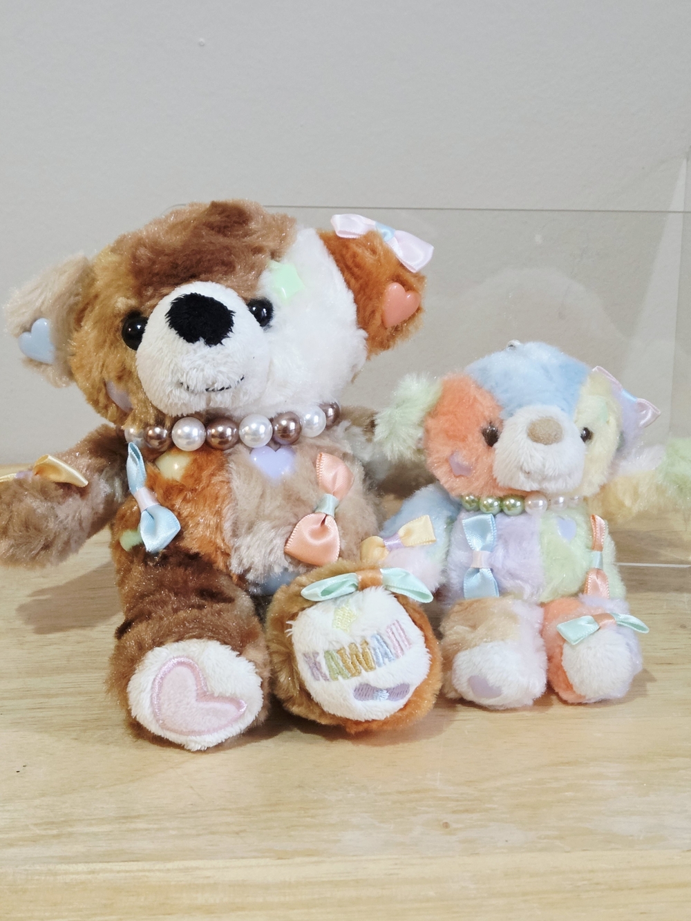Take-Off KAWAII Bear - Chocolate & Pastel Super Soft Plush Keychain Set Japan